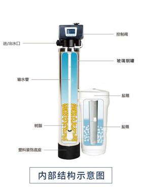 软水机锅炉设化化水设备去除水垢钙镁软离子软树脂阻983垢软水处