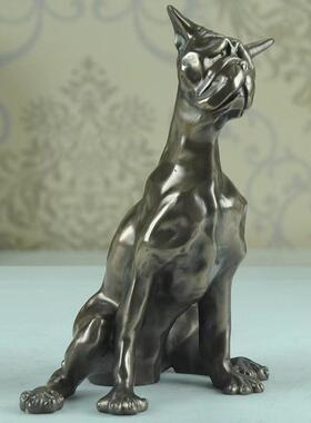 创意房冷铸JOJ铜工艺居品动物家摆件客厅视柜玄关书办公室桌面电