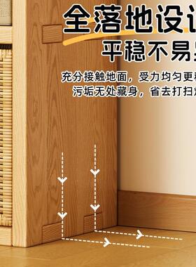 实木格子柜幼儿园日式自由组合储藏柜落地置物书架简易靠墙储物柜