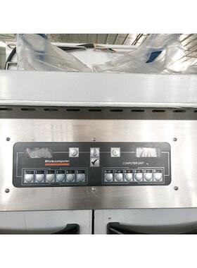 博畅立式双缸电炸炉电脑版标准化油炸操作炸鸡汉堡专用带自动滤油