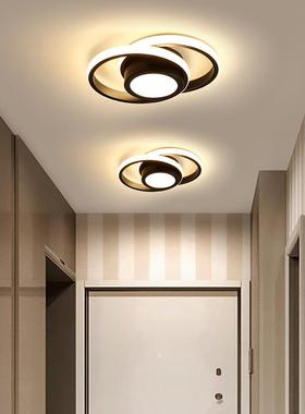 人体感应灯简约现代过道走廊入户玄关灯楼梯阳台led衣帽间吸顶灯