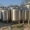 Vacuum mixing tank stainless steel single and double layer mixing equipment with good sealing and fully automatic electric heating storage tank