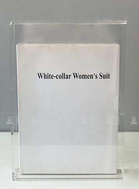 简约现代透明彩色亚克力书盒书皮样板房书房卧室客厅书档装饰摆件