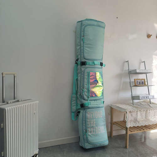 加长滑雪板包防水分仓滑雪包单双板包大容量带轮板包单肩双肩滑雪 - 图3