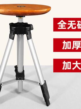 激光罗盘专用三脚架三角架支架无磁便携式全铝支撑架水平仪罗经杖