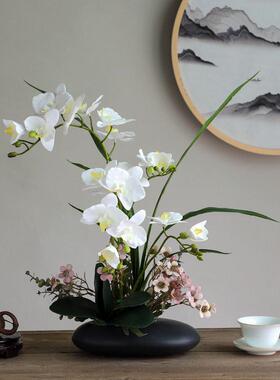 2026新款仿真花手感蝴蝶兰盆景盆栽花艺插花桌面装饰花艺摆件婚庆