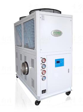 粮食谷物振动筛干燥冷风机QX-10AR风冷式冷风机无需水塔插电即用