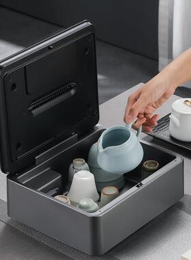 茶杯迷你消毒盒办公室小型功夫茶具杯子消毒柜台式消毒机家用专用