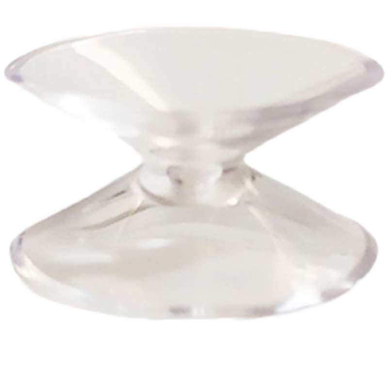 双面吸盘蘑菇头挂钩防滑玻璃小玻璃垫广告穿孔固定器 - 图2