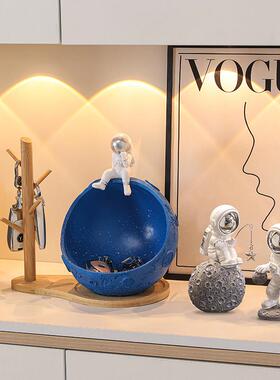 太空人钥匙收纳玄关摆件入户进门鞋柜客厅家居装饰品乔迁新居礼物