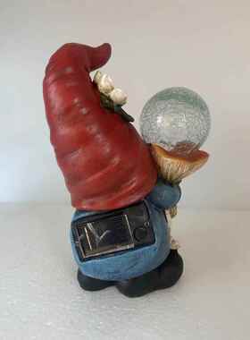 小矮人摆件氛围太阳能户外防水庭院灯花园装饰盆景精灵套装迷你