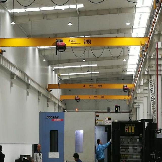 LDX European single-beam crane Jiangsu Baowei design variable frequency drive stable operation 10t
