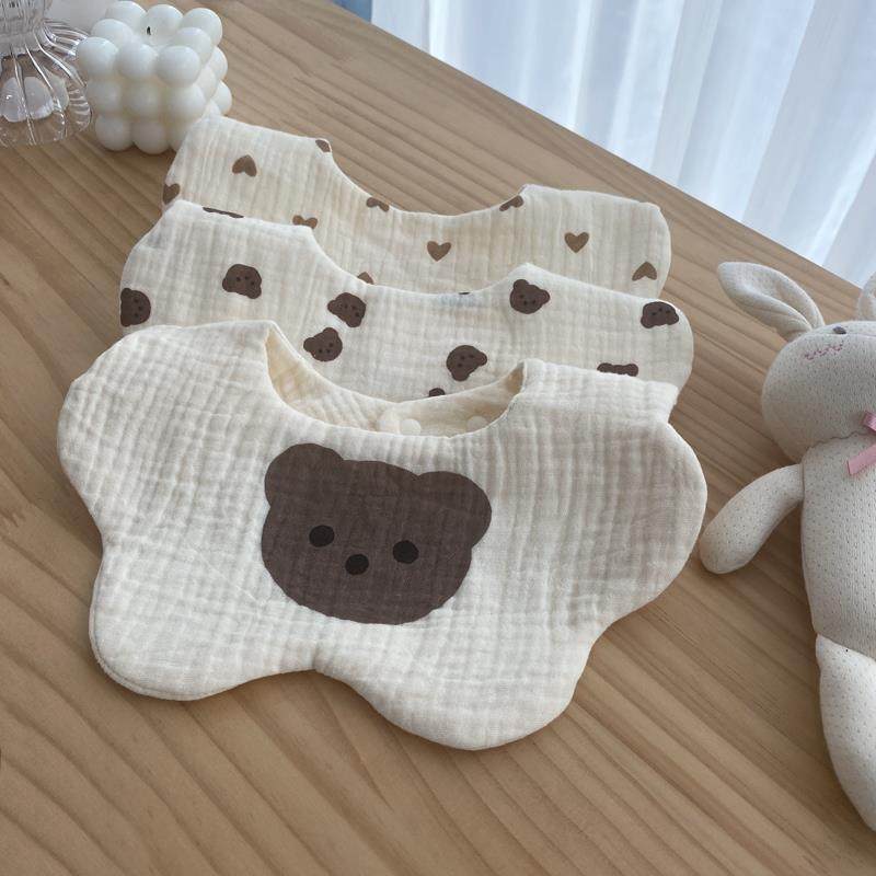 婴儿纯棉纱布围嘴春夏口水巾男宝宝吸水吐奶围兜透气新生儿女围脖,淘宝优惠券,粉丝福利购,淘宝优惠卷