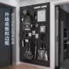 Super load-bearing hole board round hole wall hanging hardware tool rack display storage shelf kitchen household multi-purpose