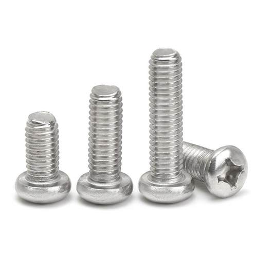 PM4*55螺丝十字盘头螺钉圆头螺丝机牙 螺丝元头螺栓浩业螺丝 厂家 - 图3