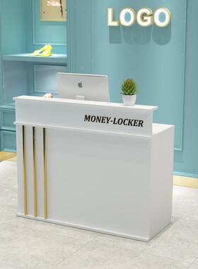 收银台柜台简约现代服装店便利店小型店铺吧台柜商用前台接待