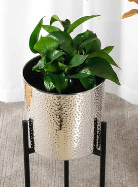 创意室内花架 北欧风高低铁艺花架 客厅落地阳台花盆摆件装饰盆栽