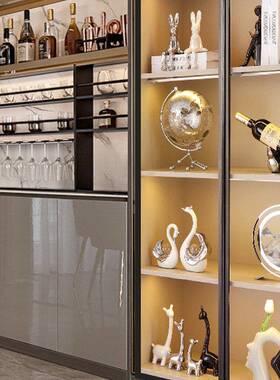 星河高档客厅家居酒柜摆件乔迁新款玄关置物架电视柜办公室装饰品