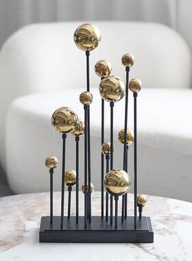 轻奢艺术气球群雕店塑家客居饰品厅书房桌面板玄关装饰CDS样房酒