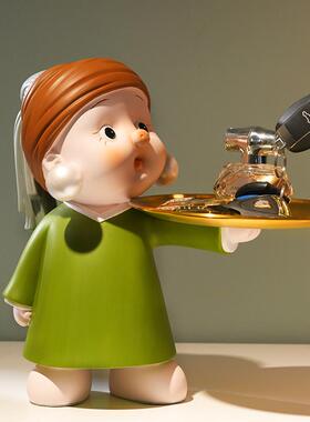 家居创意客厅轻奢装饰品玄关钥匙收纳摆件乔迁新居礼品礼物女新家