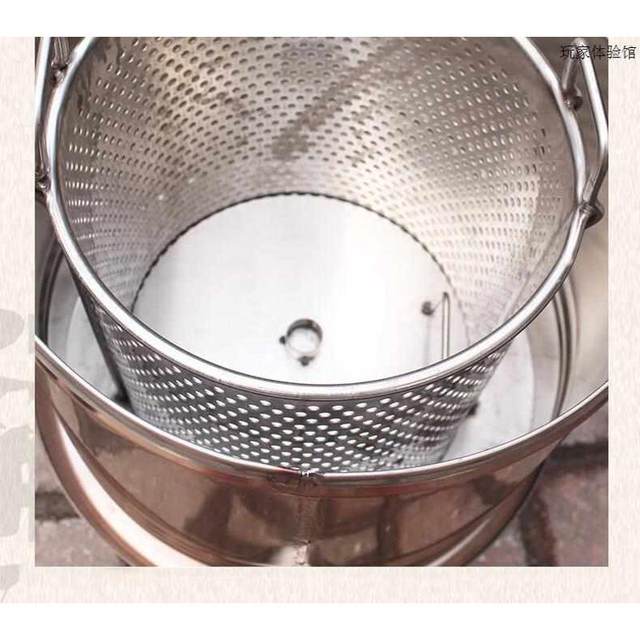 Honey press Honey press Wax press Manual juicer Beekeeping tool wine lees earth honey extrusion stainless steel