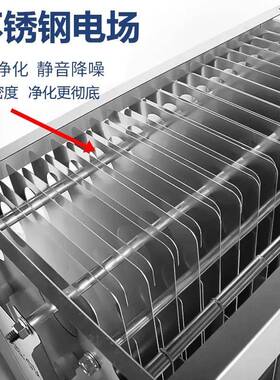 净化器电场不锈钢商用配件高低压机芯油烟净化器内芯铝制可定制