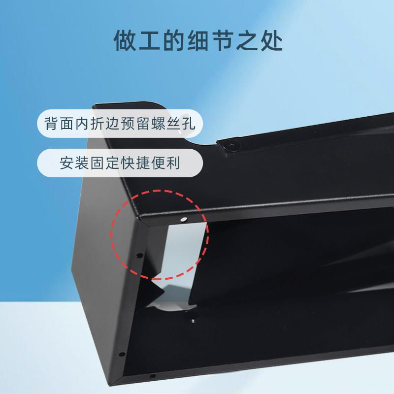 Access control all-in-one machine sunshade attendance face machine temperature measurement protective cover black intercom doorbell rainproof protective cover