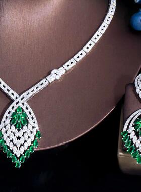 ThreeGraces Gorgeous Green Cubic Zirconia Silver Color Niger
