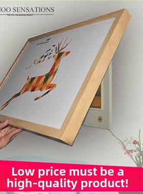 简约有框电表箱挂画遮挡壁画配电箱弱电箱变电箱餐厅玄关现代挂画