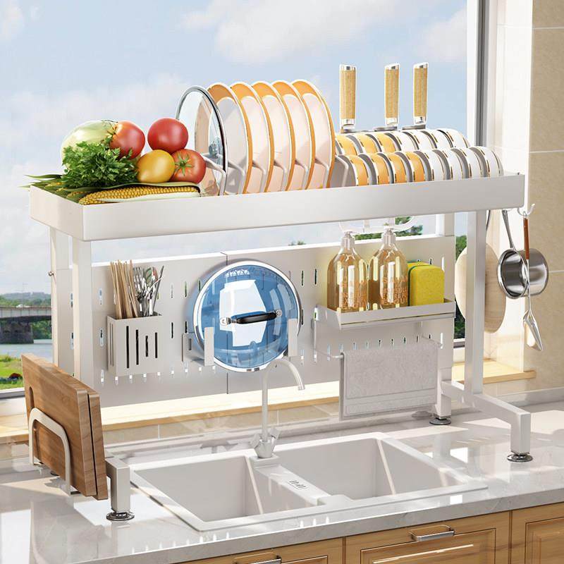 厨房可伸缩洞洞板水槽置物架用品水池碗盘放碗架沥水碗碟碗筷收纳,淘宝优惠券,粉丝福利购,淘宝优惠卷