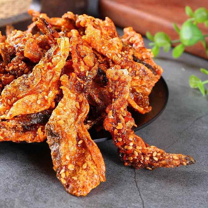 宋十三香辣鱼皮鳕鱼皮罐装即食蜜汁香酥烤鱼皮脆炸鱼皮海鲜零食品,淘宝优惠券,粉丝福利购,淘宝优惠卷