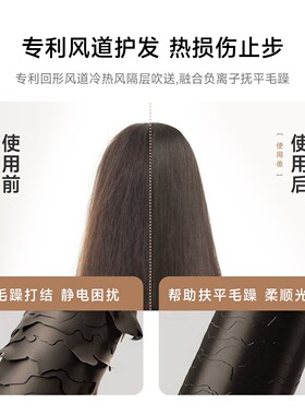 【2026新款】正负零大风力速干高速吹风机负离子家用护发电吹风