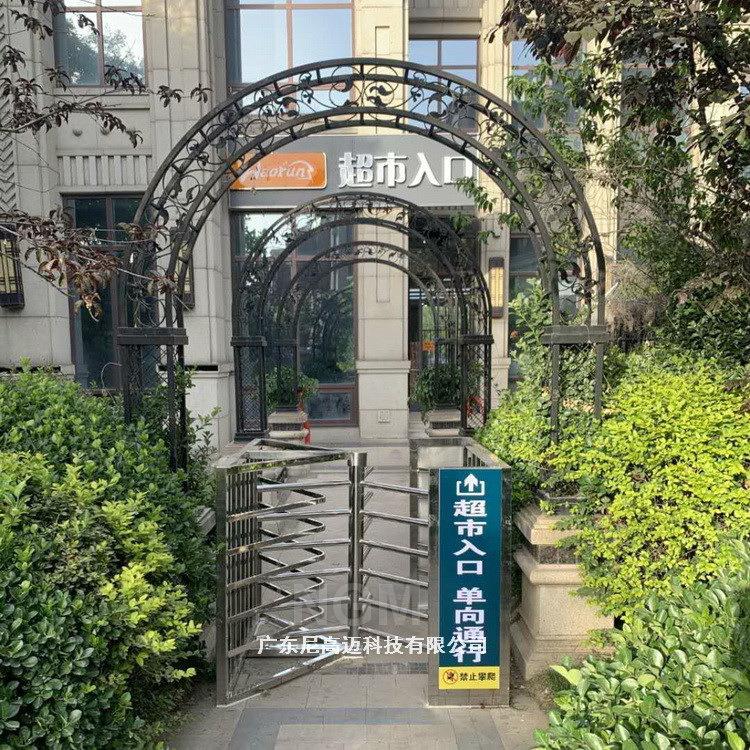One-way exit, high-speed rail station diversion fence, rotating sidewalk gate, single-limit passing device, access control turnstile