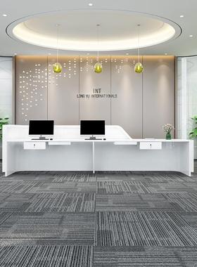 诗季木歌前台接待台迎宾咨询台收银吧台办公室前台办公桌非烤漆