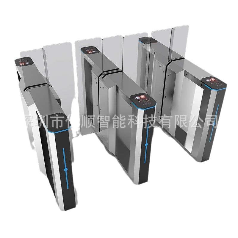 Sliding gate card management system, access control and attendance equipment and system fingerprint multi-channel sliding gate machine