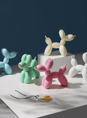 创意简约气球狗客厅电视柜摆件办公室桌面家居装饰品卡通摆设