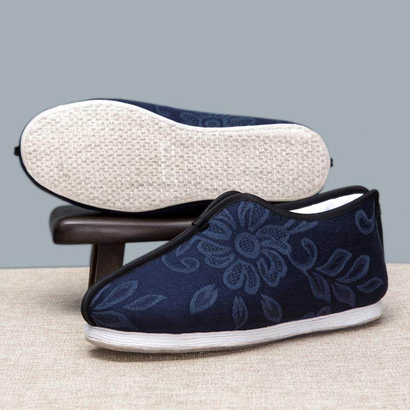 Authentic Qian Beijing cloth shoes, women's pure handmade cotton shoes, winter pure cotton shoes, middle-aged and elderly mothers, elderly