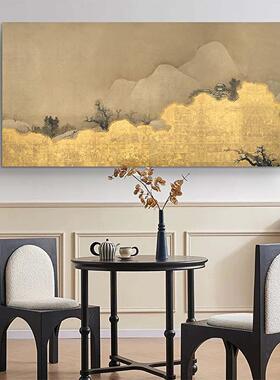 《金山》中古风入户玄关挂画客厅书房走廊酒店沙发背景轻奢装饰画