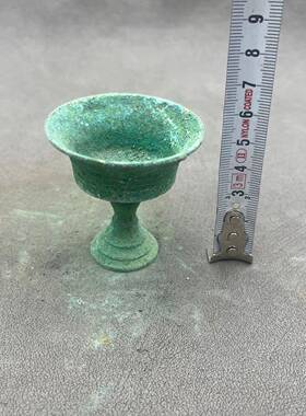 古玩铜器收藏仿铜器商务礼品铜器摆件 青铜花瓶插花花瓶蒜头瓶