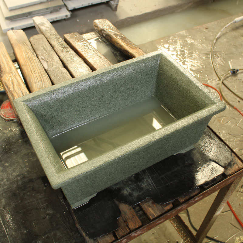 青石花盆天然石材传统工艺雕刻盆栽石器简约中式盆景绿植石头花 - 图1