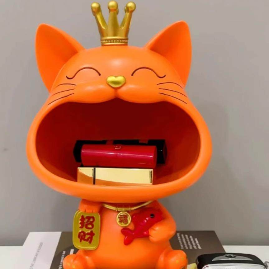 招财猫入户门口玄关钥匙收纳客厅家居装饰品摆件鞋柜乔迁新居礼物,淘宝优惠券,粉丝福利购,淘宝优惠卷