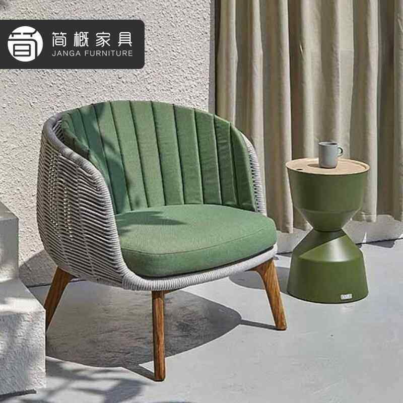 别庭院藤编60沙发墅组酒店阳台懒园人躺椅露天防水防晒花柚木沙发,淘宝优惠券,粉丝福利购,淘宝优惠卷