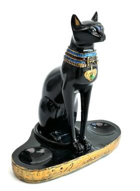 埃及猫 树脂水晶球底座 厂家直销 跨境热销 球托 蛋雕托 工艺品支