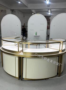 定制端珠柜玻璃展示柜烤展漆gxm柜首陈饰柜柜台展柜列珠柜