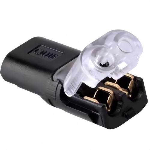 LED免剥线接线端子灯带线快接头D2互插型可拔2P双线电导线连接器 - 图3