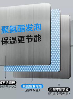 品能达平冷工作台冰箱不锈钢冷藏冷冻卧式奶茶店早餐店后厨冷冻柜