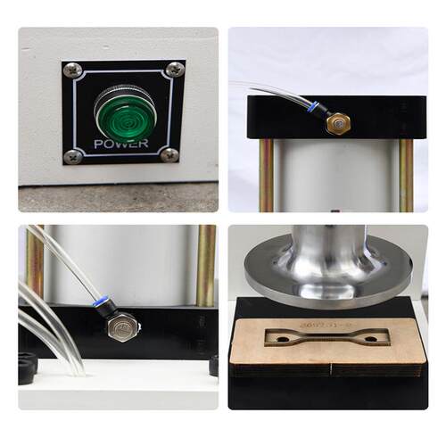 气动式切片机哑铃型皮革自动制样机实验室小型全自动塑料制样机 - 图0