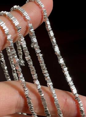 韩版切割方块项链女复古时尚个性锁骨链手链嘻哈朋克毛衣链颈链潮