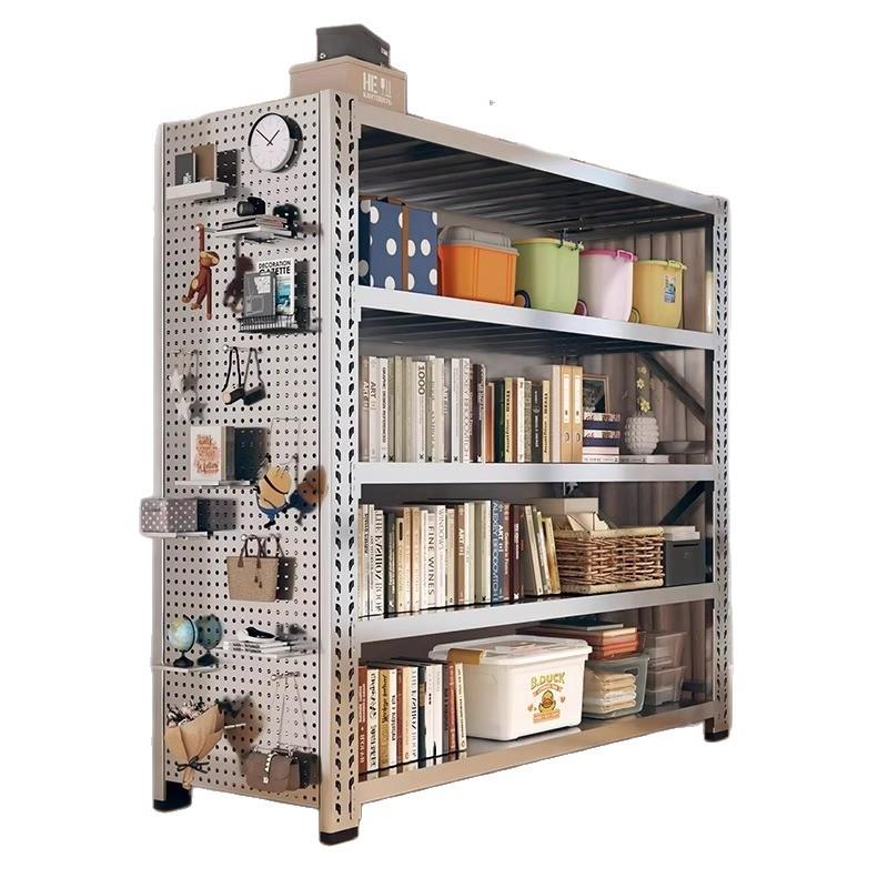 304 stainless steel heavy-duty shelves with hole plate storage racks warehouse storage storage racks home balcony sundry racks