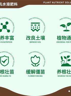 营养液养根肥植物生根液绿植水培花肥养花通用生根粉水溶肥艾尚棵